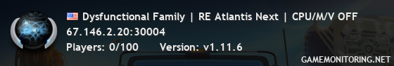 Dysfunctional Family | RE Atlantis Next | CPU/M/V OFF