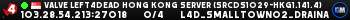 Valve Left4Dead Hong Kong Server (srcds1029-hkg1.141.4)