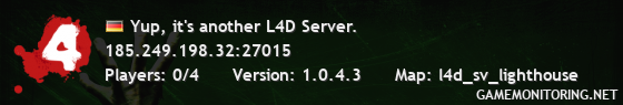 Yup, it's another L4D Server.