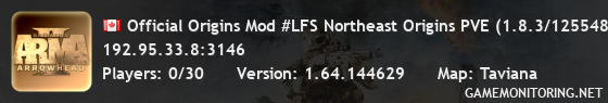 Official Origins Mod #LFS Northeast Origins PVE (1.8.3/125548)