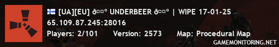 [UA][EU] 🍺 UNDERBEER 🍺 | WIPE 17-01-25