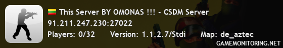 This Server BY OMONAS !!! - CSDM Server