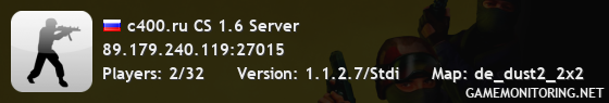 c400.ru CS 1.6 Server