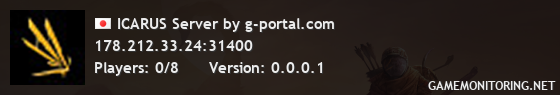 ICARUS Server by g-portal.com