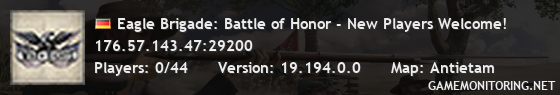 Eagle Brigade: Battle of Honor - New Players Welcome!