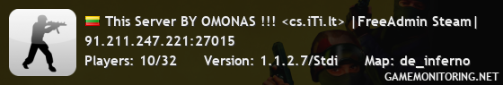 This Server BY OMONAS !!! <cs.iTi.lt> |FreeAdmin Steam|