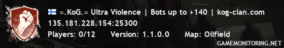 =.KoG.= Ultra Violence | Bots up to +140 | kog-clan.com
