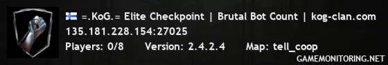 =.KoG.= Elite Checkpoint | Brutal Bot Count | kog-clan.com