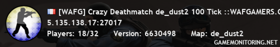 [WAFG] DEATHMATCH#1 de_dust2 :: WAFGAMERS.COM ::