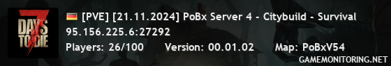 [PVE] [16.03.2024] PoBx Server 4 [EASY]