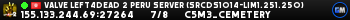 Valve Left4Dead 2 Peru Server (srcds1014-lim1.251.250)