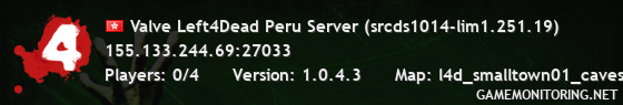 Valve Left4Dead Peru Server (srcds1014-lim1.251.19)