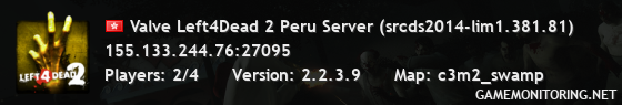 Valve Left4Dead 2 Peru Server (srcds2014-lim1.381.81)