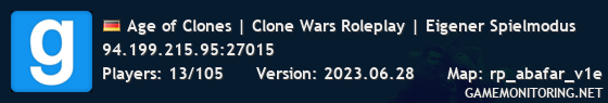 Age of Clones | Clone Wars Roleplay | Eigener Spielmodus