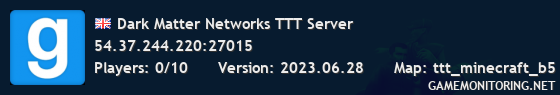 Dark Matter Networks TTT Server