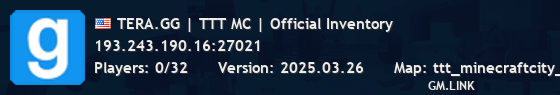 TERA.GG | TTT MC | Official Inventory