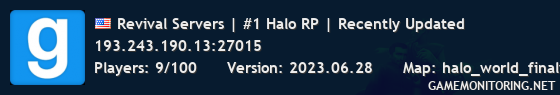 Revival Servers | #1 Halo RP | Recently Updated