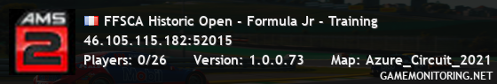 FFSCA Historic Open - Formula Jr - Training
