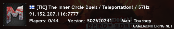 [TIC] The Inner Circle Duels / Teleportation! / 57Hz