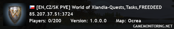 [EN,CZ/SK PVE] World of Xlandia-Quests,Tasks,FREEDEED