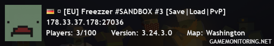  [EU] Freezzer #SANDBOX #3 [Save|Load|PvP]