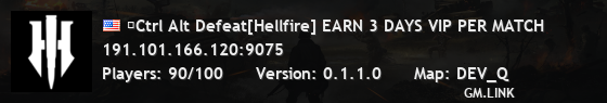 ♤Ctrl Alt Defeat[Hellfire] EARN 3 DAYS VIP PER MATCH