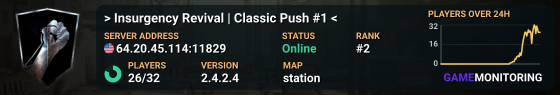 > Insurgency Revival | Classic Push #1 < > Insurgency Revival | Classic Push #1 <