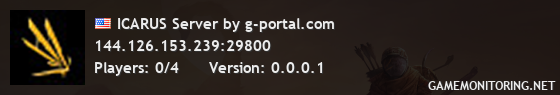 ICARUS Server by g-portal.com