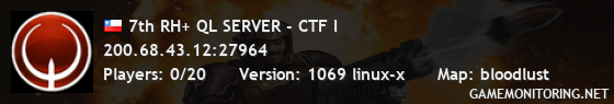 7th RH+ QL SERVER - CTF I