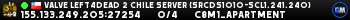 Valve Left4Dead 2 Chile Server (srcds1010-scl1.241.240)