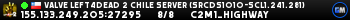 Valve Left4Dead 2 Chile Server (srcds1010-scl1.241.281)