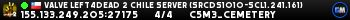 Valve Left4Dead 2 Chile Server (srcds1010-scl1.241.161)