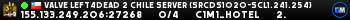 Valve Left4Dead 2 Chile Server (srcds1020-scl1.241.254)
