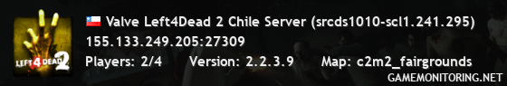 Valve Left4Dead 2 Chile Server (srcds1010-scl1.241.295)