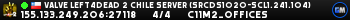Valve Left4Dead 2 Chile Server (srcds1020-scl1.241.104)