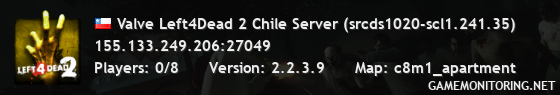 Valve Left4Dead Chile Server (srcds1020-scl1.241.35)