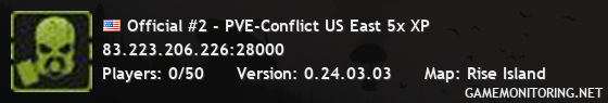 Official #2 - PVE-Conflict US East 5x XP