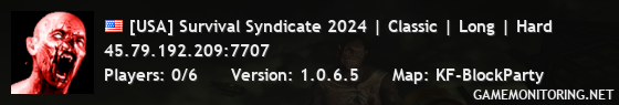 [USA] Survival Syndicate 2024 | Classic | Long | Hard