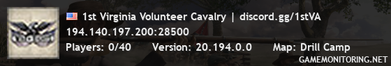 1st Virginia Volunteer Cavalry | discord.gg/1stVA