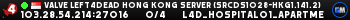Valve Left4Dead Hong Kong Server (srcds1028-hkg1.141.2)