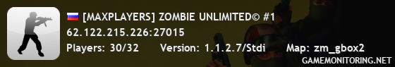 [MAXPLAYERS] ZOMBIE UNLIMITED© #1