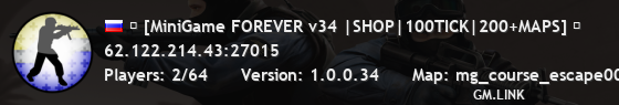 █ [MiniGame FOREVER v34 |SHOP|100TICK|200+MAPS] █