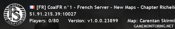 [FR] CoalFR n°1 - French Server - New Maps - Chapter Richelieu