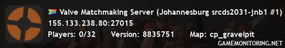 Valve Matchmaking Server (Johannesburg srcds2031-jnb1 #1)