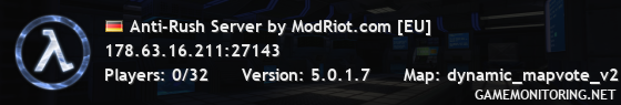 Anti-Rush Server by ModRiot.com [EU]