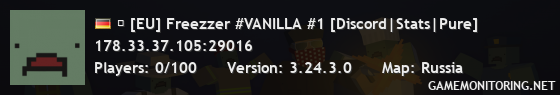  [EU] Freezzer #VANILLA #1 [Discord|Stats|Pure]