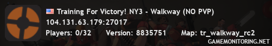 Training For Victory! NY3 - Walkway (NO PVP)