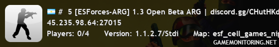 #  5 [ESForces-ARG] 1.3 Open Beta ARG | discord.gg/CHutHKdFwr