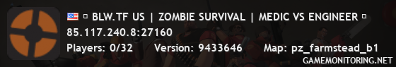 ⯍ BLW.TF US | ZOMBIE SURVIVAL | MEDIC VS ENGINEER ⯍