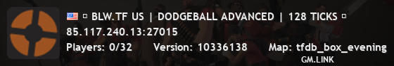 █ BLW.TF US | DODGEBALL ADVANCED | 128 TICKS █